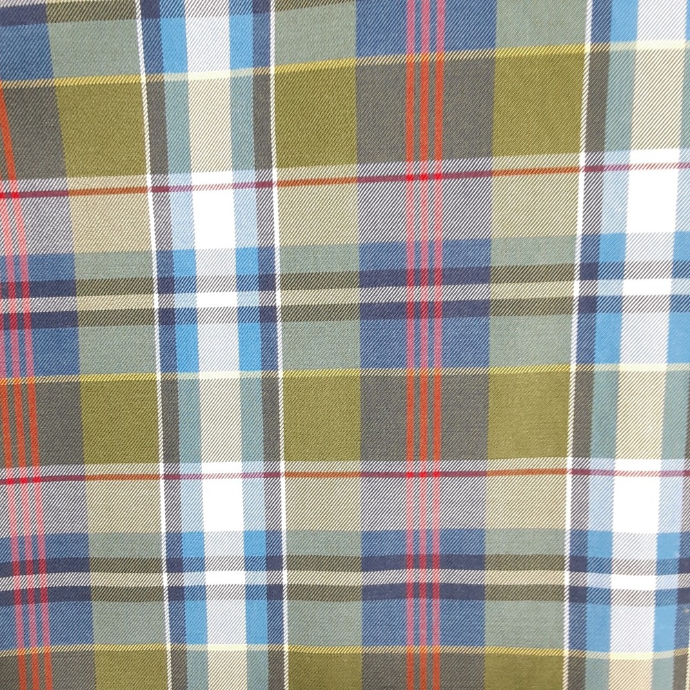 Abercrombie & Fitch Mens Muscle Short Sleeve Button Shirt Sz.M/Green-Plaid/Logo - Picture 9 of 14